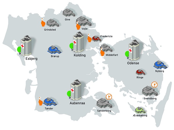 Fremtidens sygehuse i Region Syddanmark